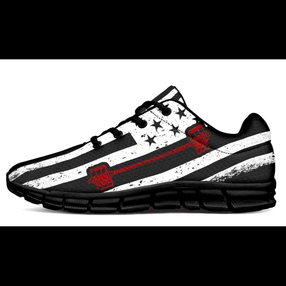 Red Barbell Athletic Shoes